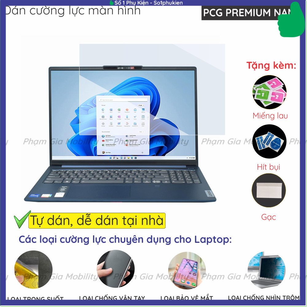 Dán cường lực dành cho Lenovo IdeaPad Slim 5 14IAH8 14AHP9 14ITL05 14IAL7 16IAH8 16IRL8 Oled 15ARP10
