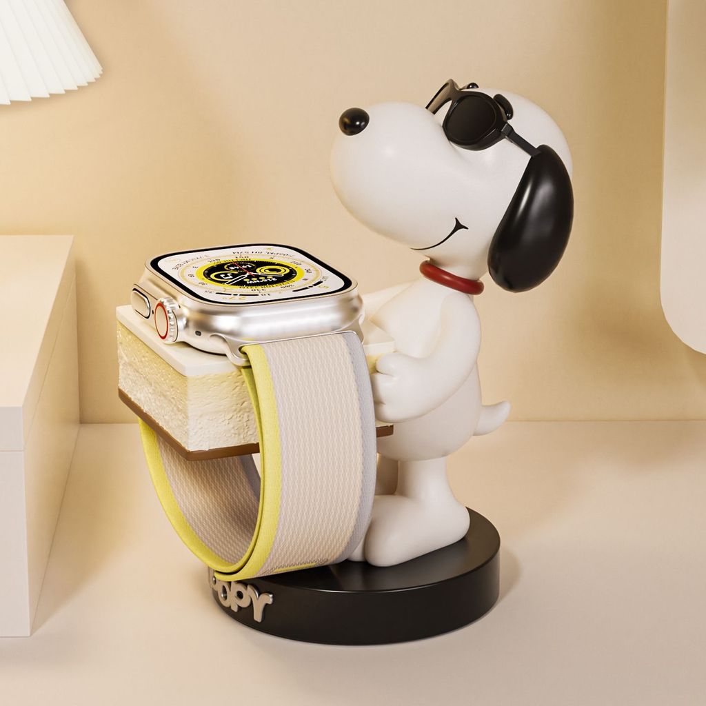 Snoopy Kính Mát Phong Cách Apple Watch S11 Đế Sạc Apple Watch Đế Sạc