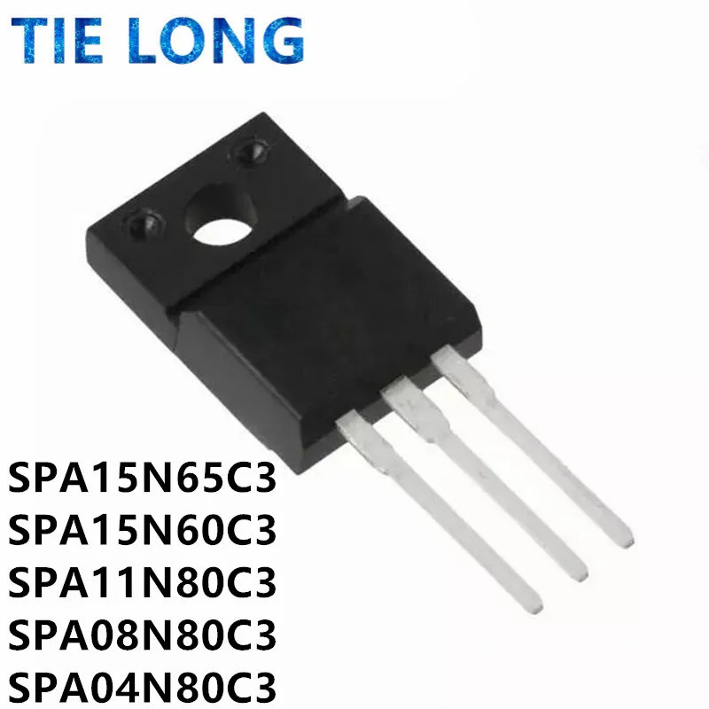 5 Chiếc SPA15N65C3 15N65C3 SPA15N60C3 15N60C3 SPA11N80C3 11N80C3 SPA08N80C3 08N80C3 800V 8A SPA04N80