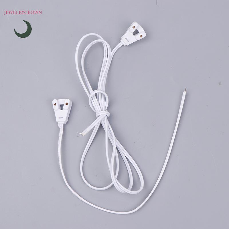 [jewelrycrown] 10 Chiếc T8 Giá Đỡ Đèn T8 Đế Dây Hộp Đèn Dòng Đèn Ổ Cắm Cáp Cho Ống Huỳnh Quang T8 [V