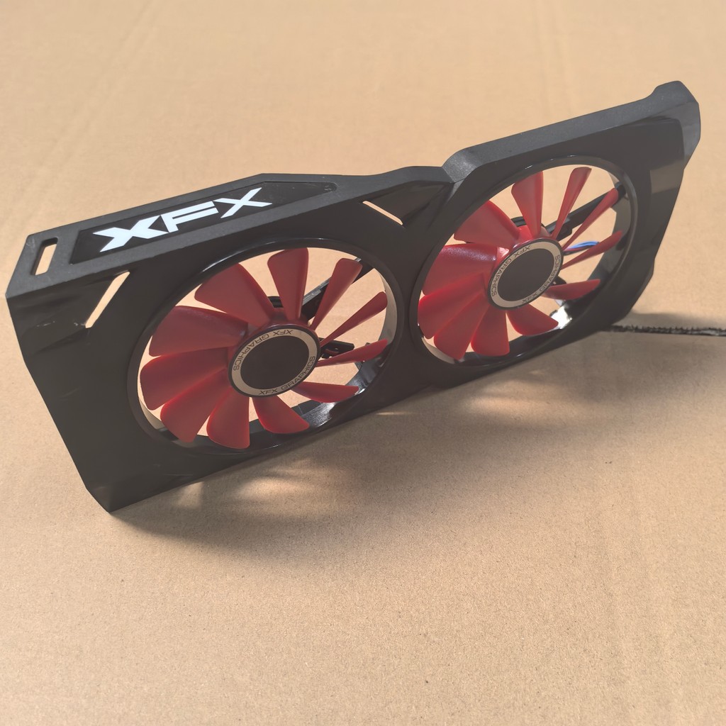 X XFX Message View RX580 570 2048SP 4GB Black Wolf Phiên bản Card Đồ họa Quạt làm mát có vỏ Ưu đãi đ