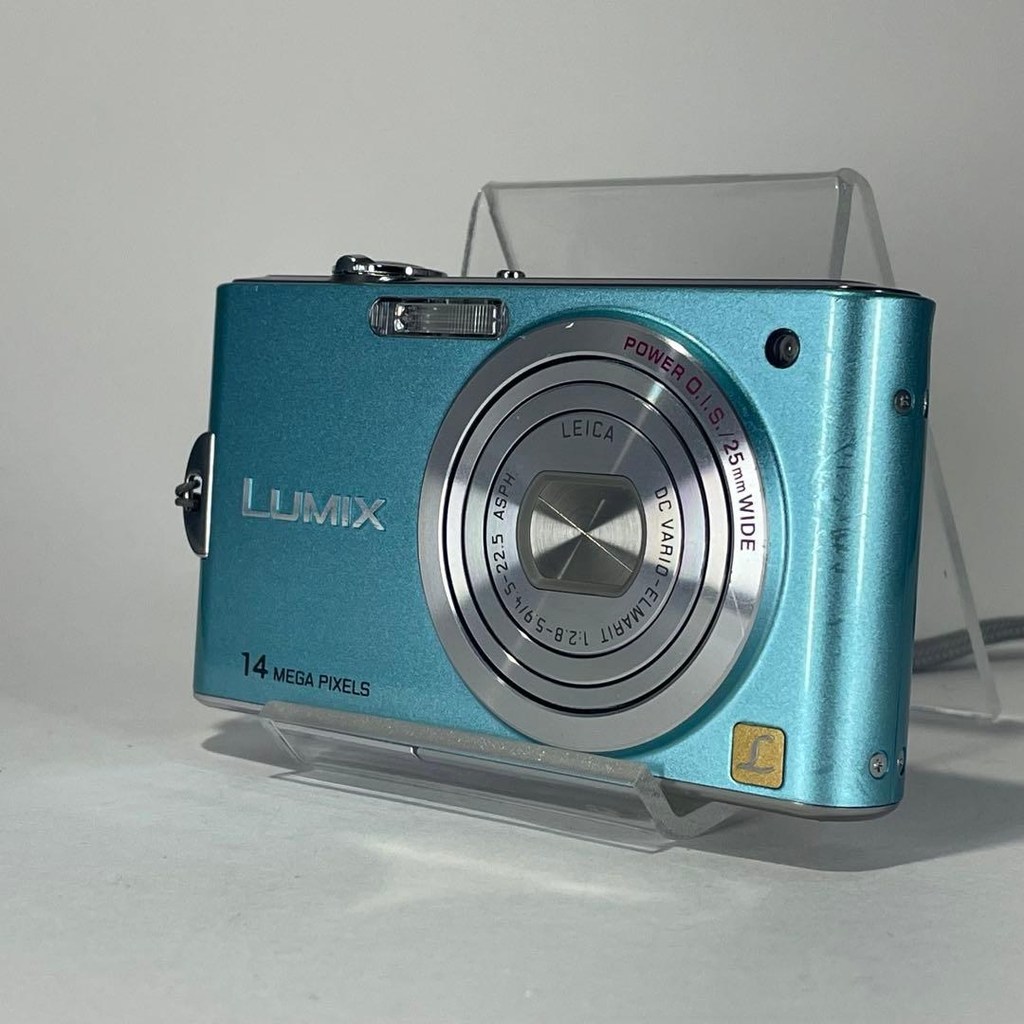 Used Máy ảnh kỹ thuật số nhỏ gọn LUMIX DMC-FX66 màu xanh dương "Anti-theft measures"