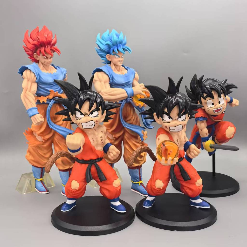 Anime City Dragon Ball GK Lỗ Trắng Ngồi Dragon Ball Goku Vegeta Hình Mô Hình
