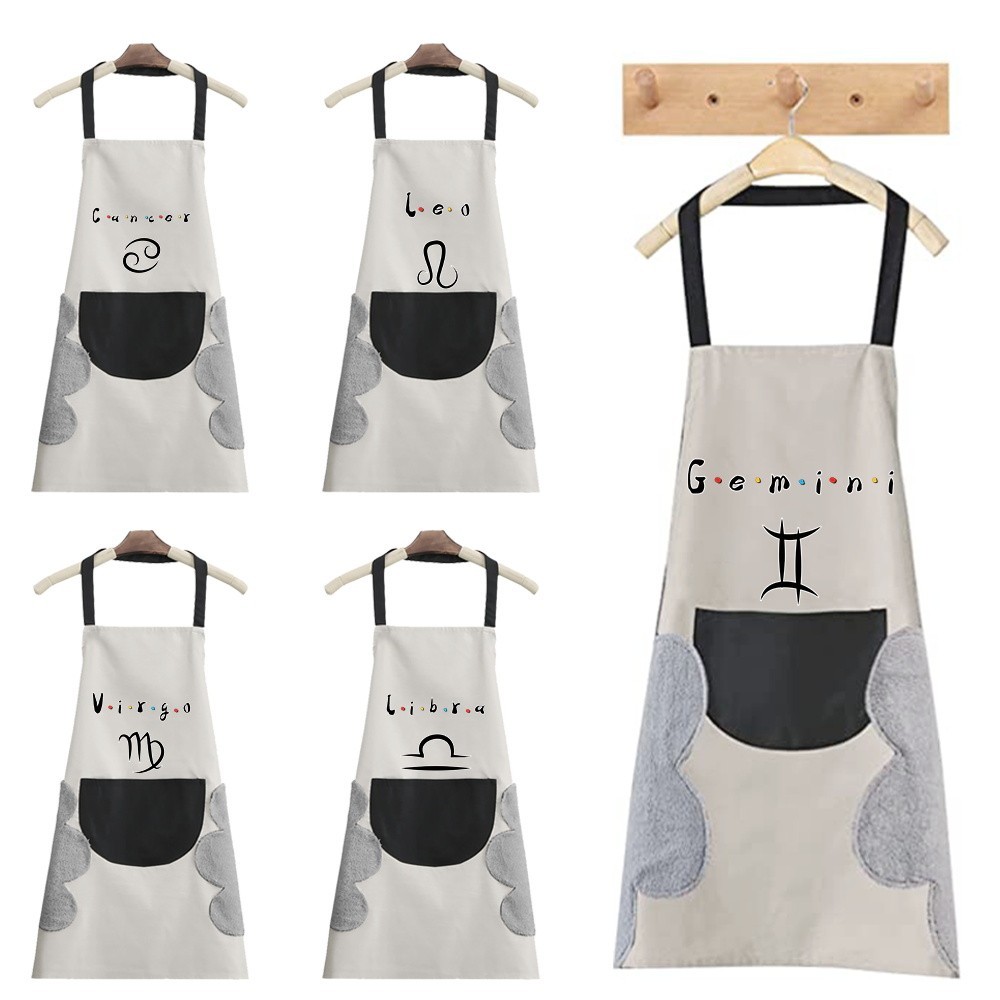 Oil-Proof & Waterproof Cooking Work Clothes New Kitchen Cooking Apron Lightweight Universal Sleevele