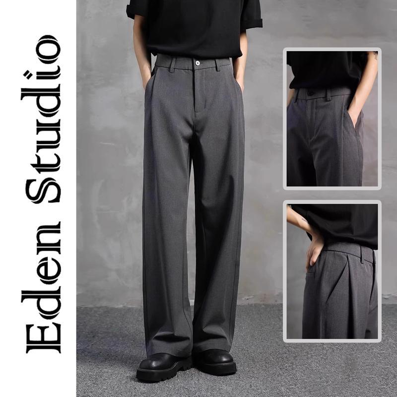 Quần lụa ED-K88 của Eden Studio - Thiết kế ba đầu, dáng rộng, eo thun, màu trơn, size M-3XL