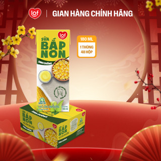  Sữa bắp non dinh dưỡng LOF thùng 24 hộp x 180ml 