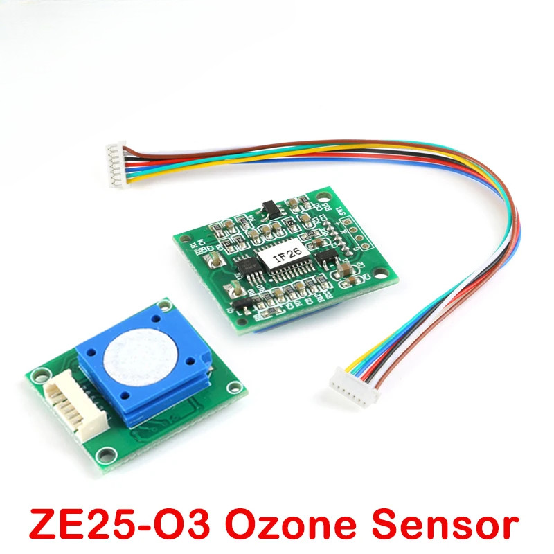 ZE25-O3 Máy đo Ozone Mô-đun cảm biến O3 Cảm biến khí cho màn hình Ozone 0-10ppm với UART / Điện áp t