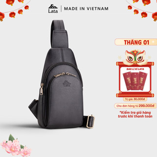  Balo Lata  Thời trang nam đi chơi - Balo đeo chéo da BALC28  