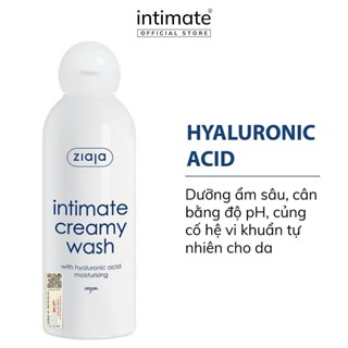   LS  Dung Dịch Vệ Sinh Phụ Nữ Intimate With Hyaluronic Acid ZIAJA Giúp Cân Bằng pH Dưỡng Ẩm Làm Sạch 200ml 