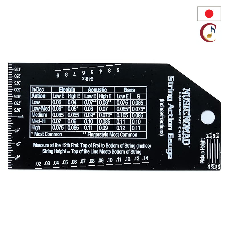 MUSIC NOMAD Stainless Steel String Height Measurement Gauge MN602 [Domestic Genuine Product]/From Ja