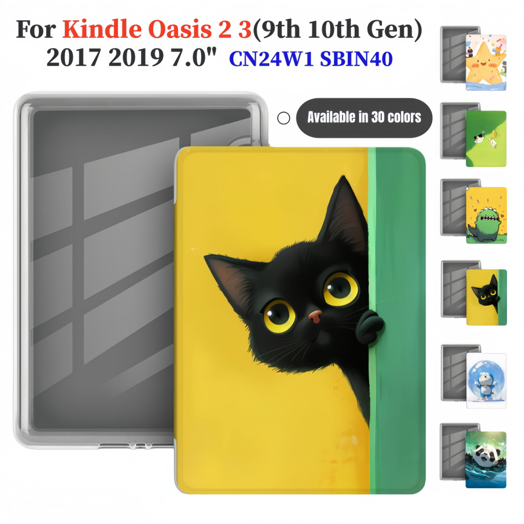 Dành Cho Kindle Oasis 9th 10th Gen 7.0 inch CW24WI S8IN40 Họa Tiết Sơn Chất Lượng Cao Acrylic Trong 