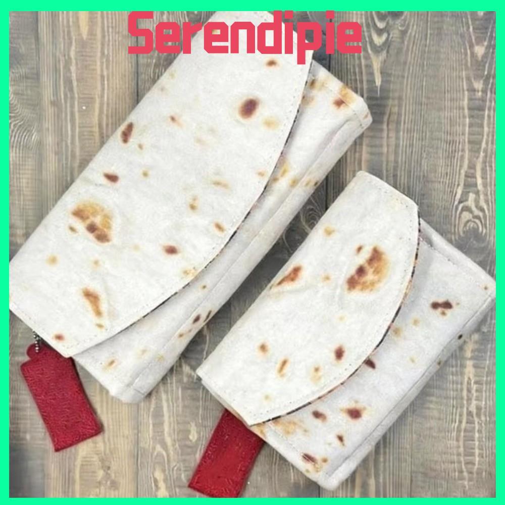 Ví SERENDIPIE Burrito, Kẹp tiền xu nhiều ngăn Burrito, có thể gập lại bằng khe cắm thẻ Ví đựng tiền 