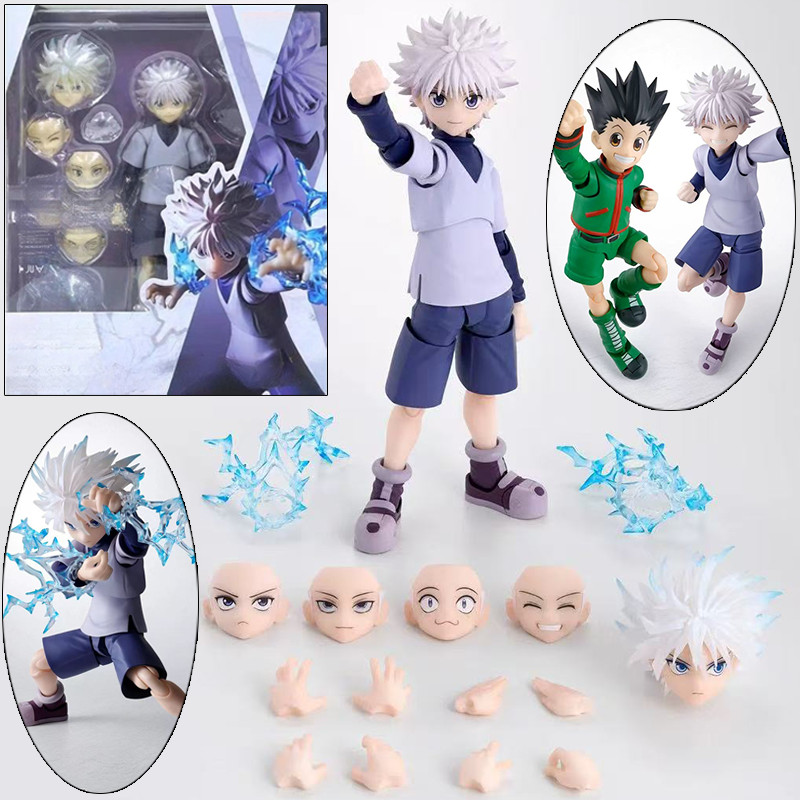 S.H.Figuarts HUNTER × HUNTER Nhân Vật Hành Động Killua Zoldyck SHF Mô Hình Di Động Hình Sưu Tập Đồ C