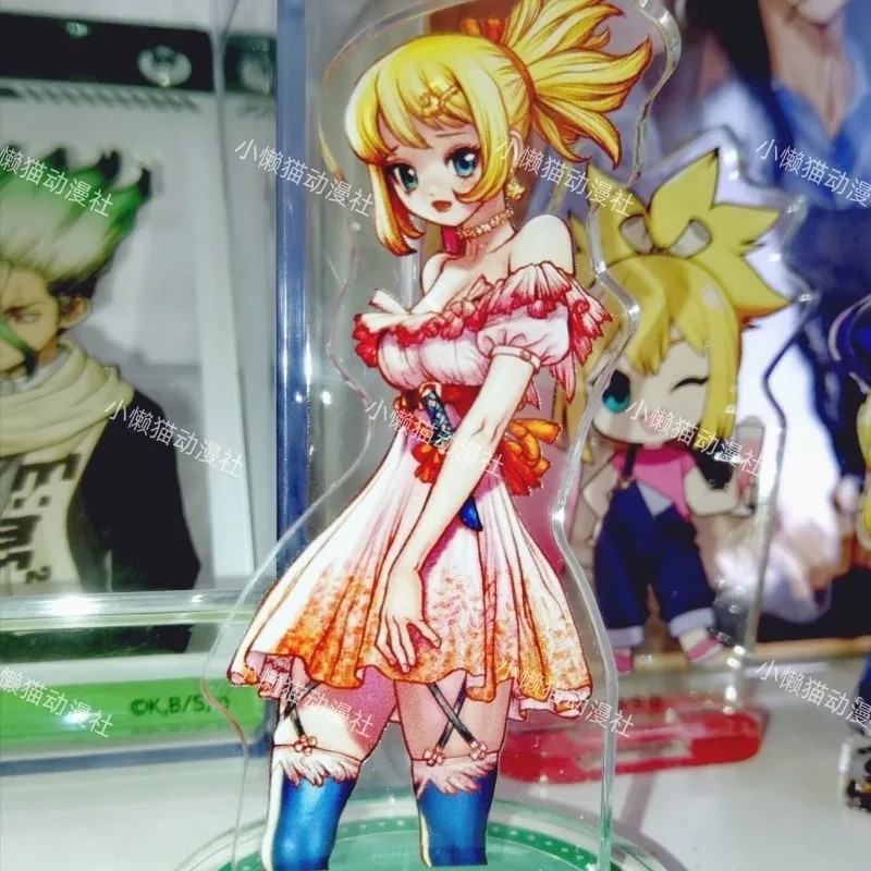 Standee anime Dr. Stone mô hình nhân vật Kohaku trang trí bàn học mica cao cấp phụ kiện anime Dr.Sto