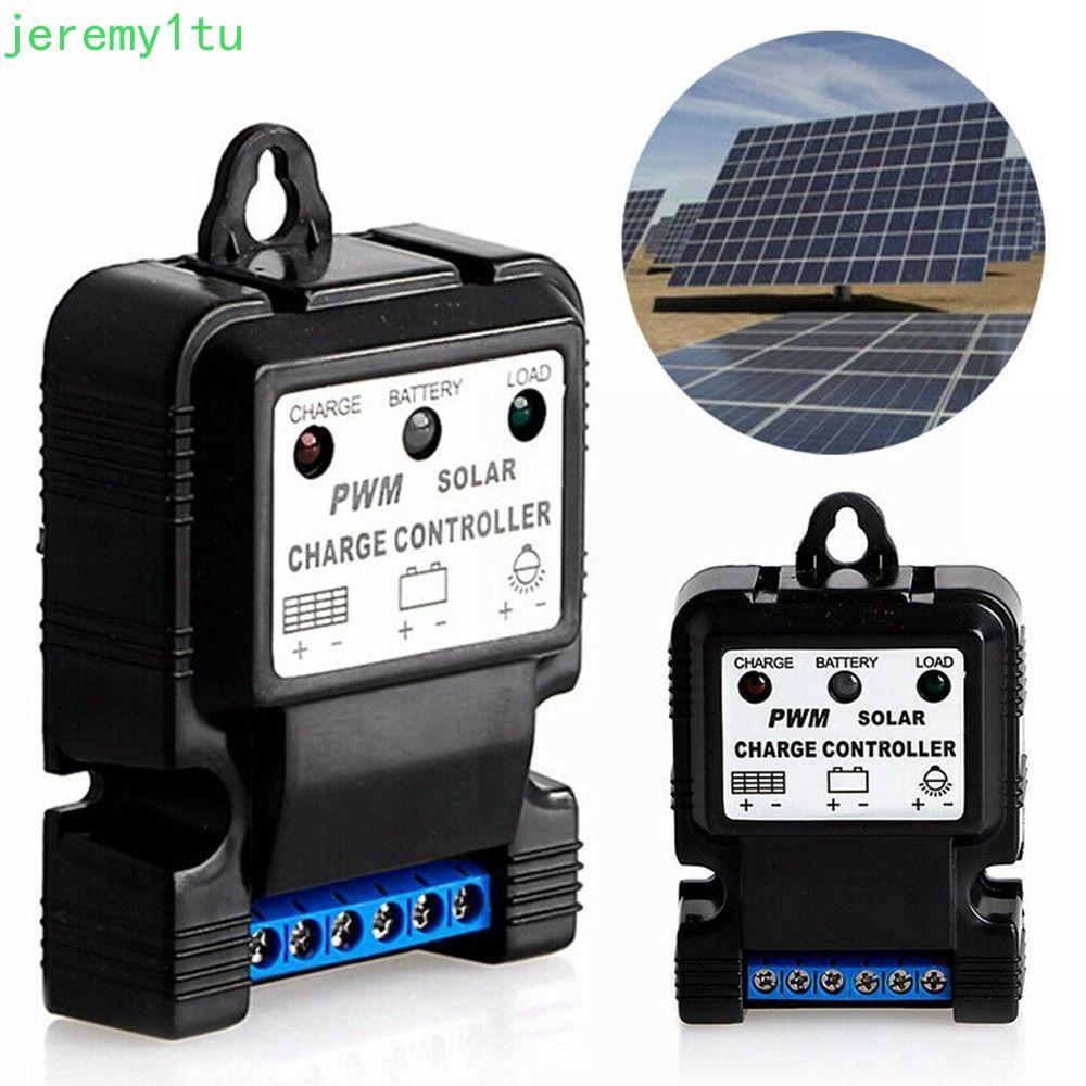 Bộ sạc pin JEREMY Cải tiến nhà Bộ điều khiển hữu ích Bộ điều khiển năng lượng mặt trời 6V 12V 10A