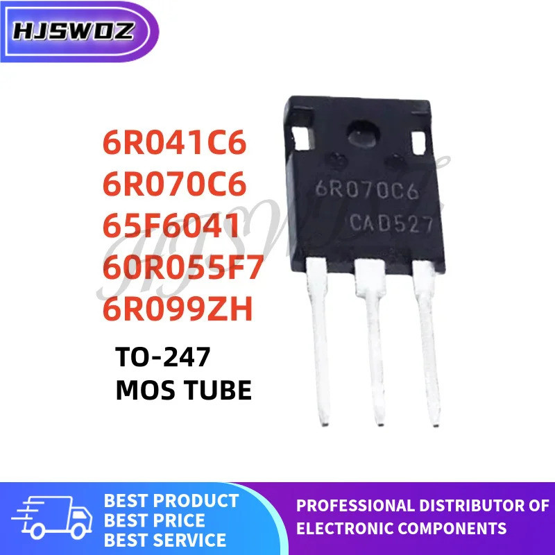 5 Cái / lốc MỚI 6R099ZH 6R070C6 65F6041 60R055F7 6R041C6 TO-247 IPW60R099ZH IPW60R070C6 IPW65R041CFD