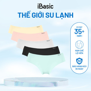 Combo 5 quần lót nữ su lưng vừa không đường may không lộ viền iBasic V188