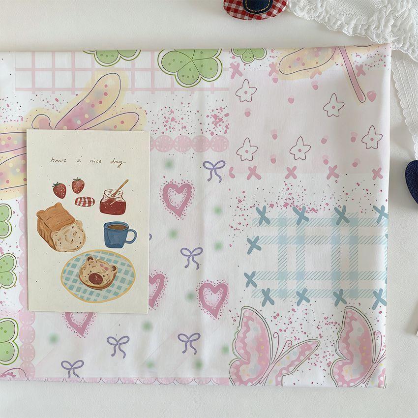 Hoa Nơ Flannel Bàn Vải 60x40 90x60 150x60 120x80 Ins DIY Ký Túc Xá Bàn Full Cover Nhiều Kích Thước