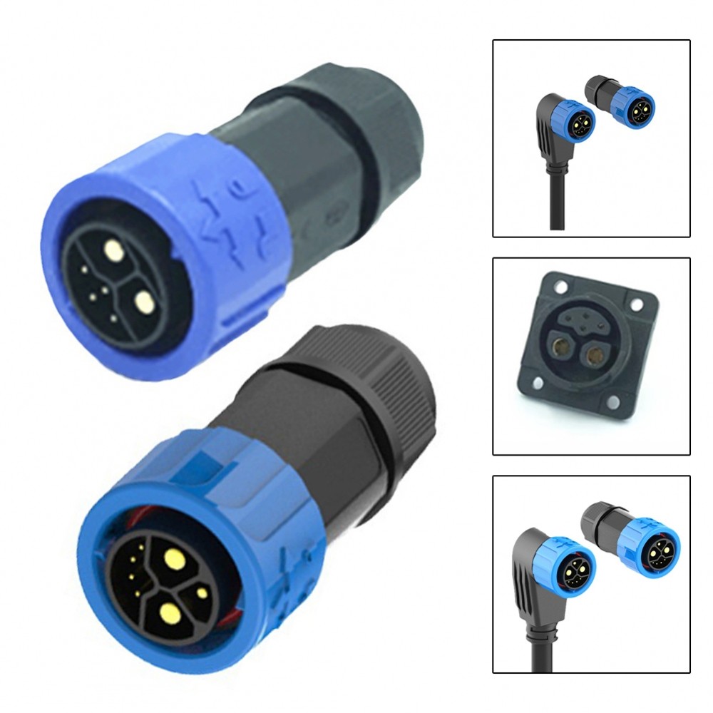 [COD] Connector Socket Energy Lithium M23 2+4 Pin Power Supply Electric Bicycle