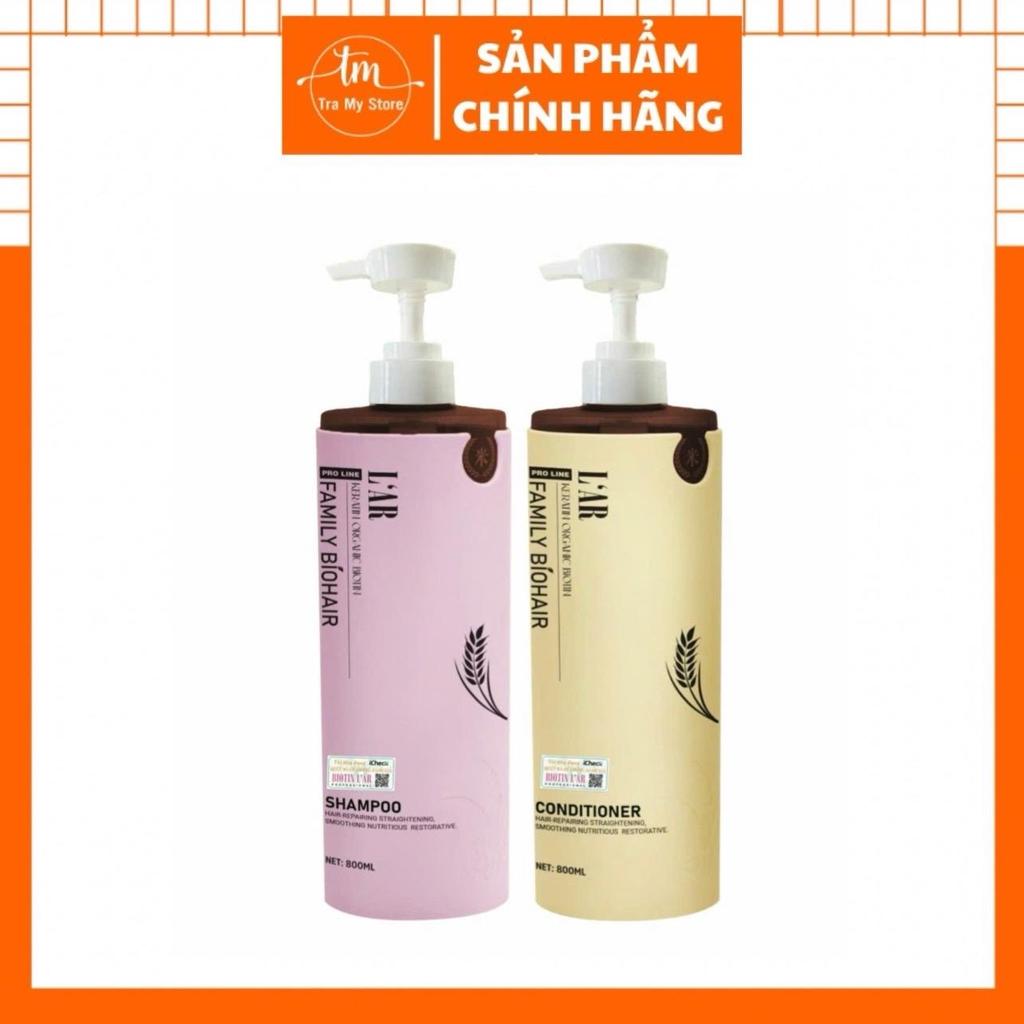 Dầu cặp gội xả biotin lar family biohair 2000ml/cặp
