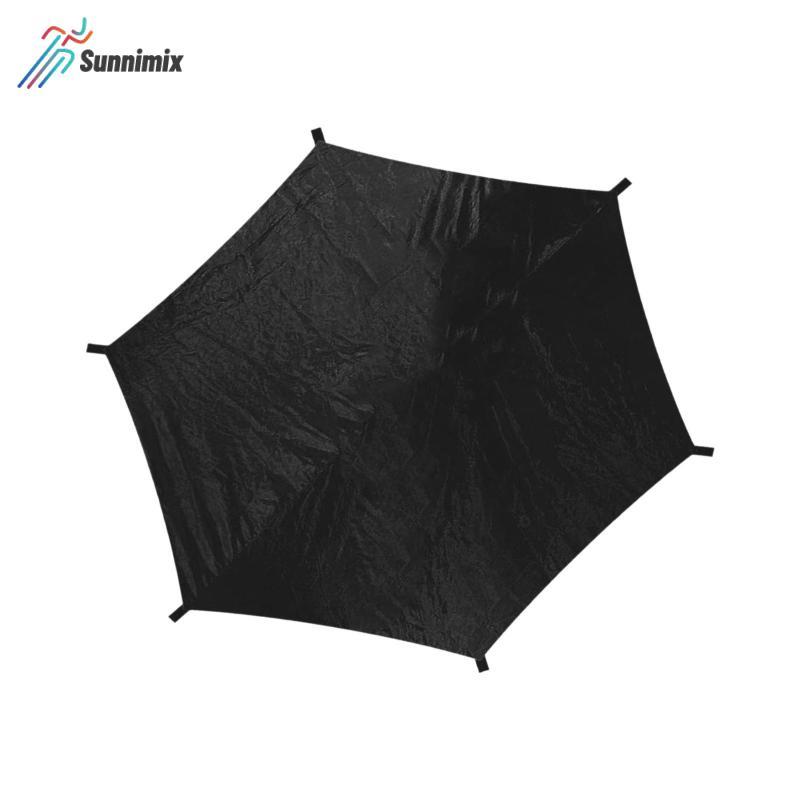 Sunnimix Black Garden Trampoline Canopy cho 10ft, Chống Nắng và Mưa