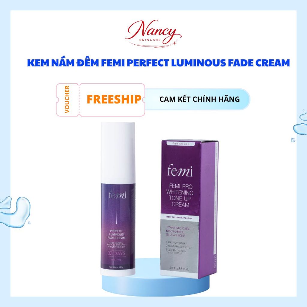 (Công ty) Kem nám đêm Femi Perfect Luminous Fade Cream 30g