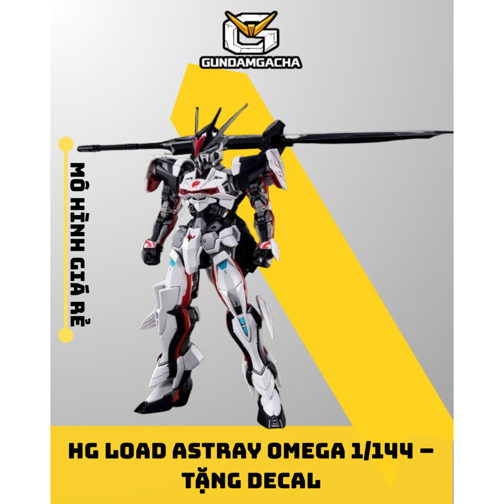 HT ShopX-Mô Hình Lắp Ráp HG 1/144 MHF-01Ω Load Astray Omega – Mô Hình Giá Rẻ | Tặng Decal Daban