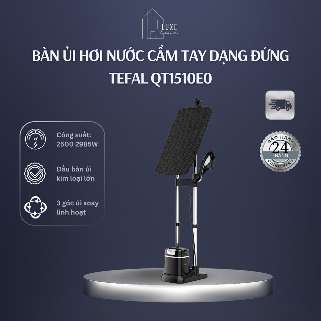 Bàn ủi hơi nước cầm tay dạng đứng Tefal QT1510E0 - Bảo hành 2 năm