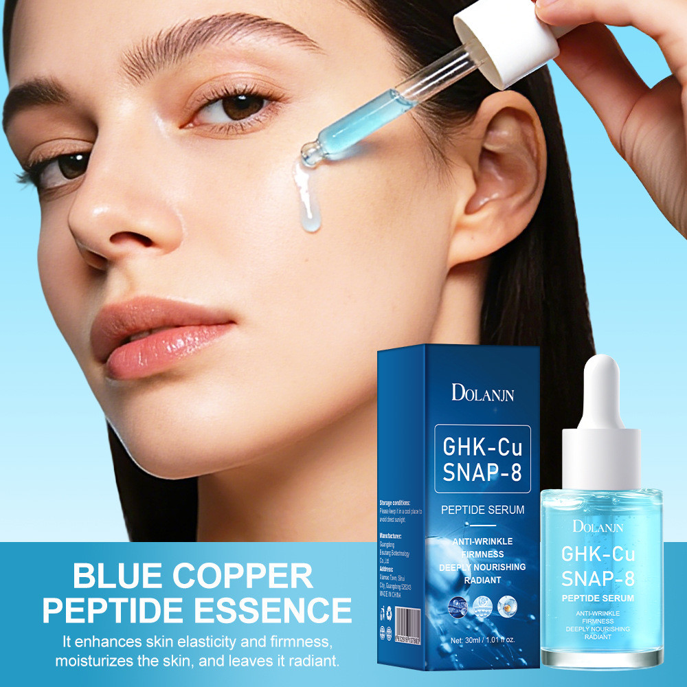GHK - Cu Serum, Serum dưỡng ẩm làm săn chắc chống nhăn, Tinh chất rạng rỡ nuôi dưỡng sâu, Serum mặt 