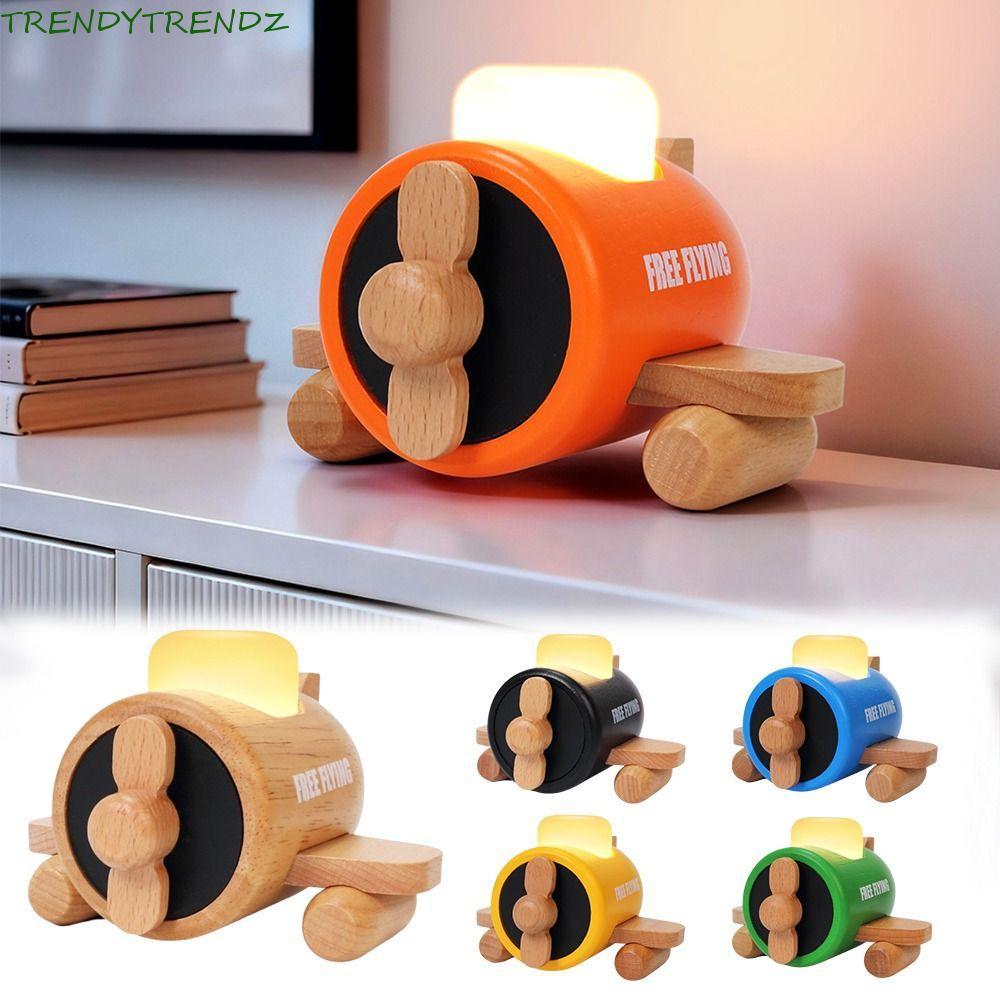 Đèn ngủ có thể sạc lại TRENDYTRENDZ, Đèn ngủ máy bay đổi màu ba chế độ, Đèn LED thiết kế máy bay Hìn