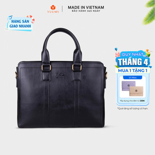 Cặp công sở yuumy (thời trang nam đi làm cỡ lớn - cặp da caym01)