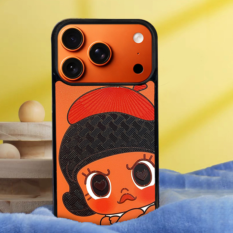 Viền mờ Chúc may mắn Molly Phim hoạt hình dễ thương Vỏ điện thoại từ tính cho iPhone 17 16 15 14 Pro
