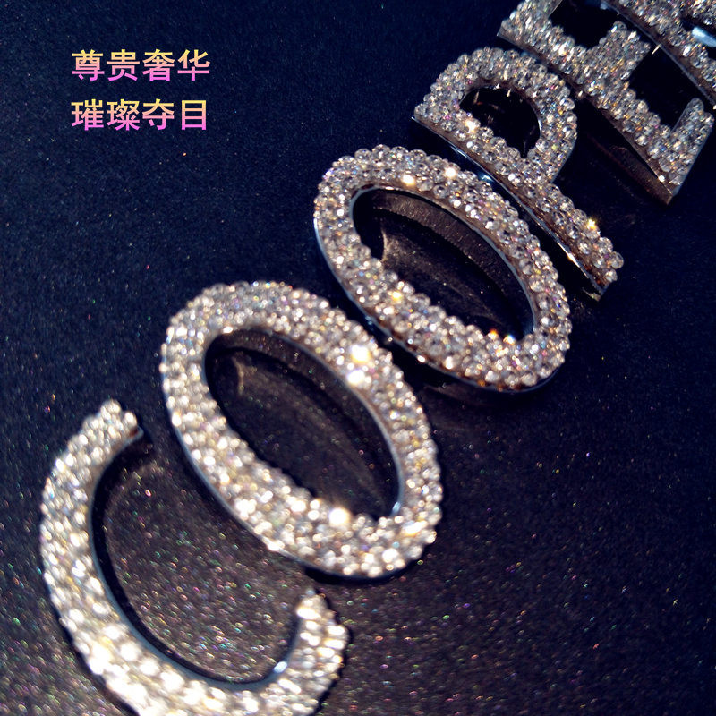 Thích hợp cho MINI MINI COOPER Letter Diamond Modified COOPER S Tail Diamond Car Logo Sticker Diamon