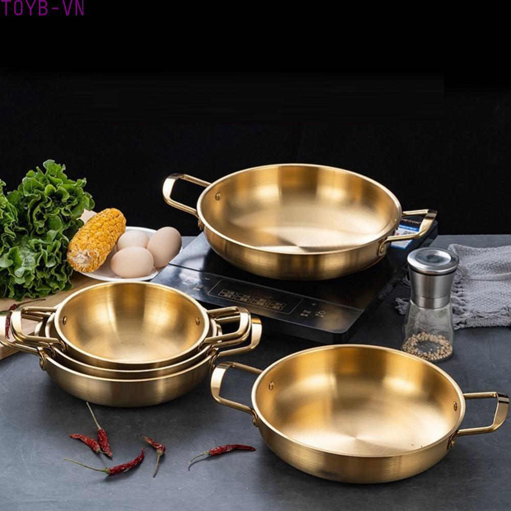 【TOYBOX】Thick stainless steel hot pot Korean style kimchi pot suitable for all stovetops