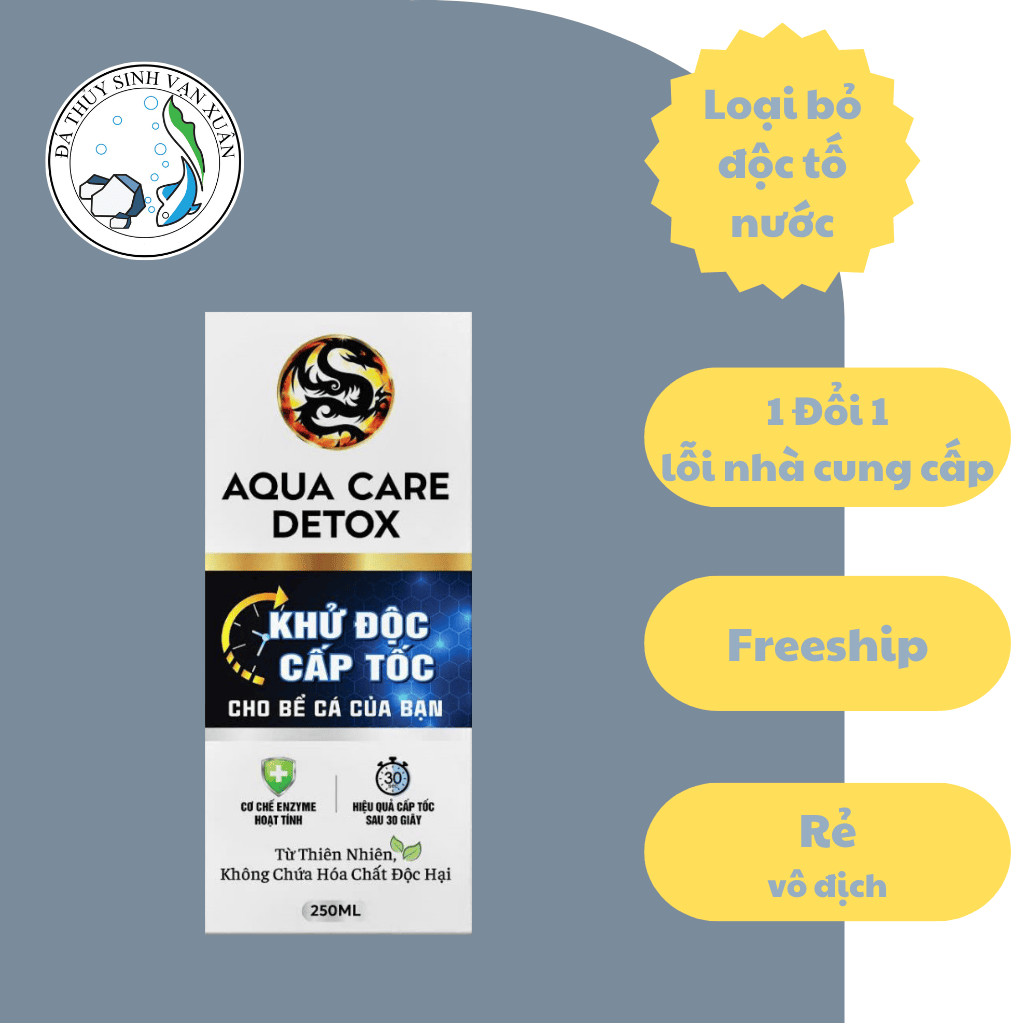 Aqua Care Detox Khử Độc Bể Cá Cấp Tốc
