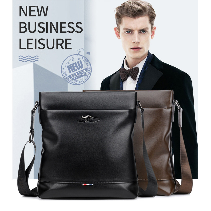 Authentic men's bag, trendy authentic men's bag, casual shoulder bag, crossbody bag, men's leather b