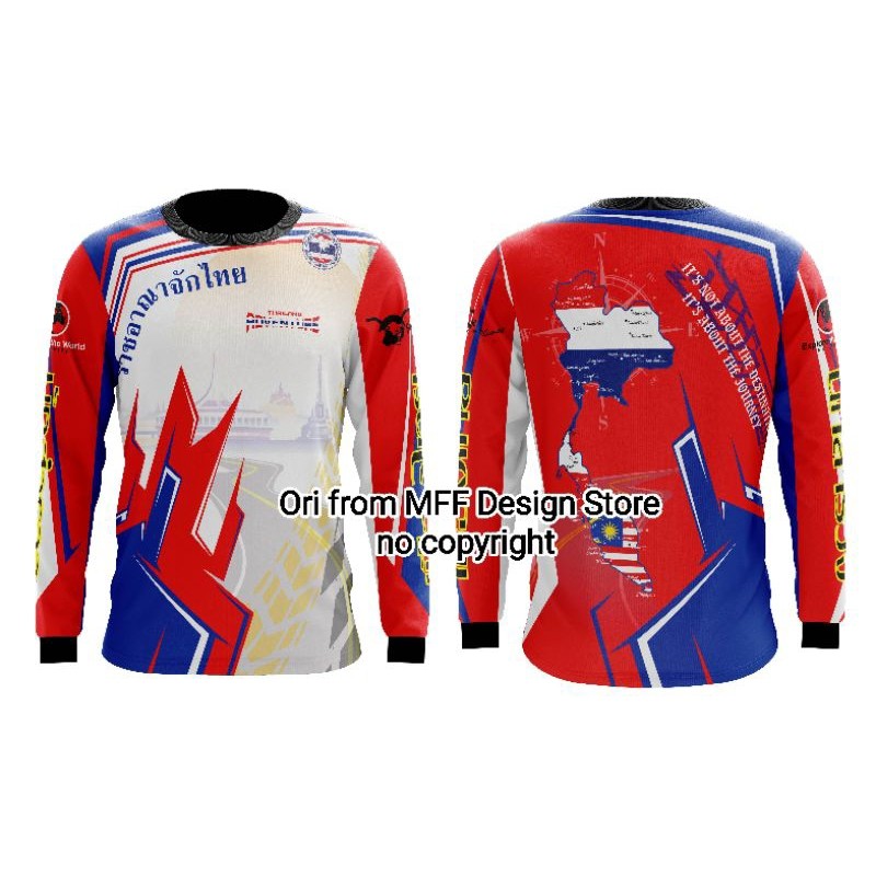 Áo thun Baju Thái Lan Adventure Touring Versys Thái Lan Phiêu lưu