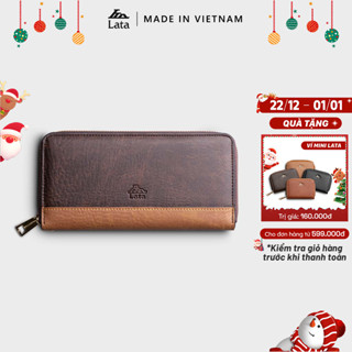  Ví Lata  Thời trang nữ dáng cầm tay dáng dài - Ví da VN62  