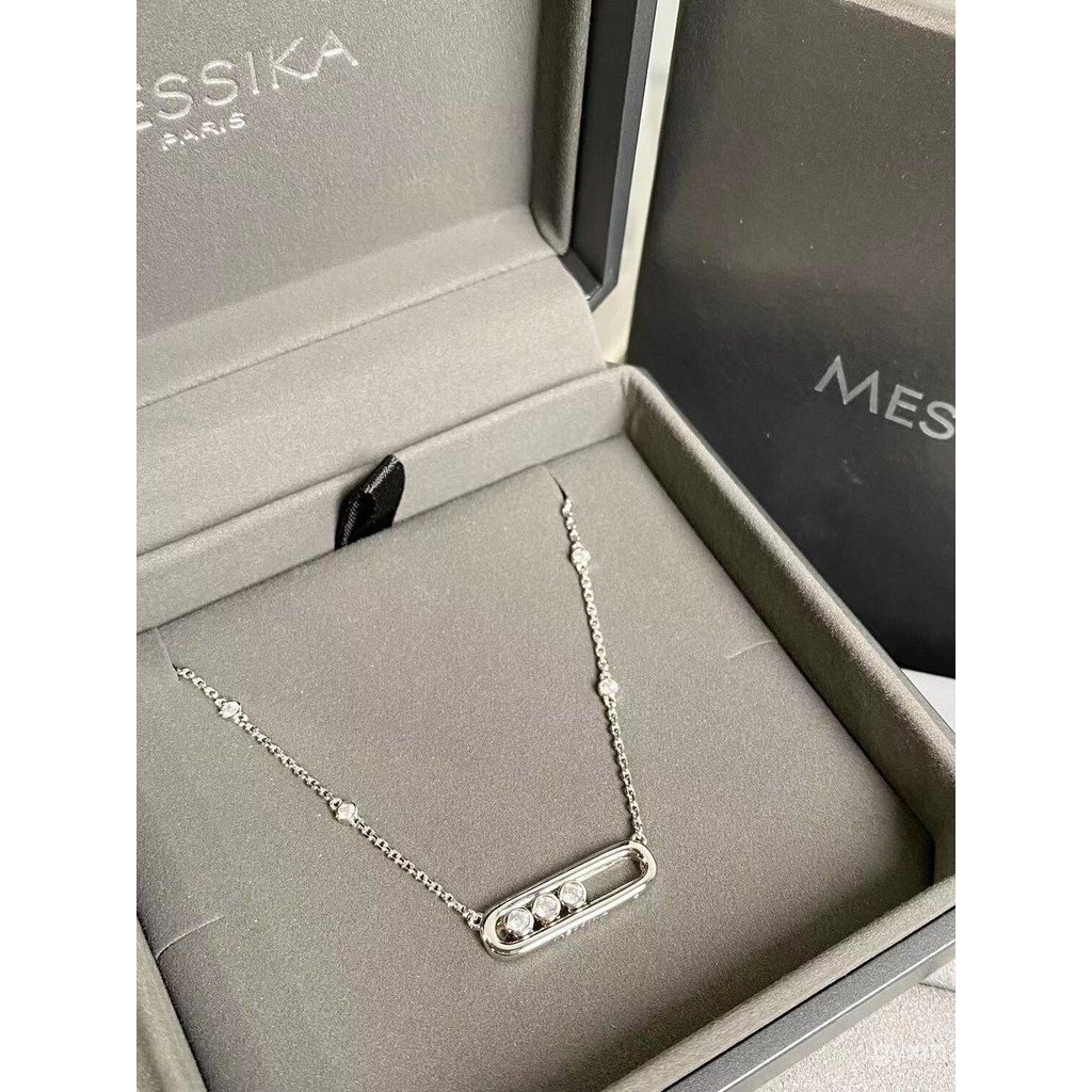 Vòng cổ thông minh bóng Messika - Quà tặng sinh Nhật và Ngày Valentines Cao Cấp, Phong Cách Mới luôn