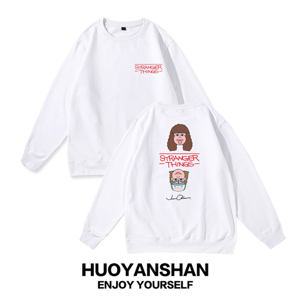 Áo Thun Stranger Things Season 5 Cho Nam - Thiết Kế Hình Eddie Dustin Cỡ Lớn, Cotton Mềm Mại