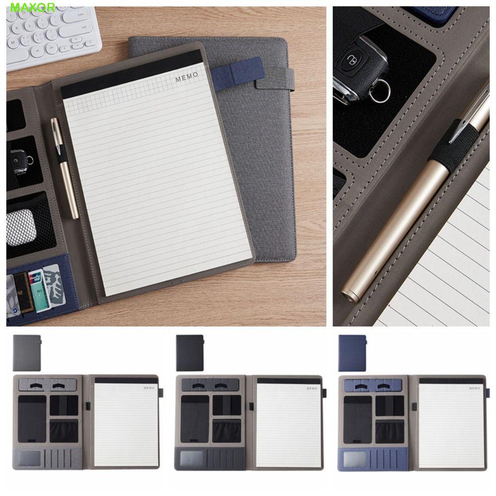 Thư mục hội nghị MAXOR A4, Đàm phán Notepad Memo Clipboard Business Clipboard, Thư mục tập tin A4 di