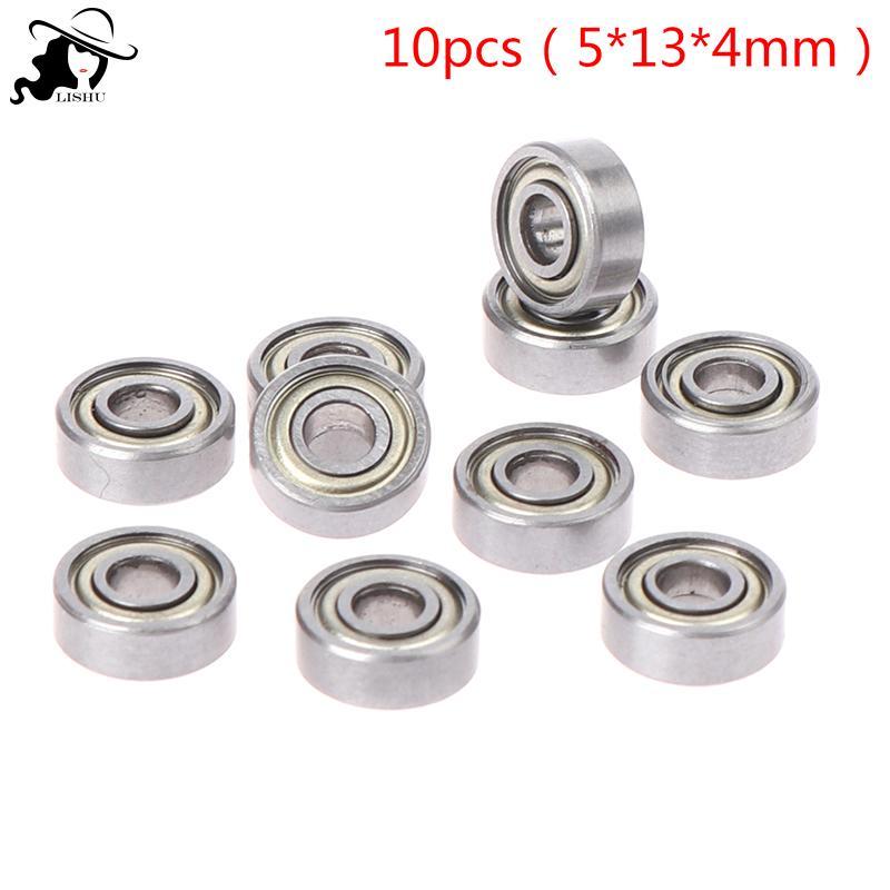 LISHU 10 chiếc rãnh sâu hình cầu thép carbon thu nhỏ vòng bi 695ZZ th