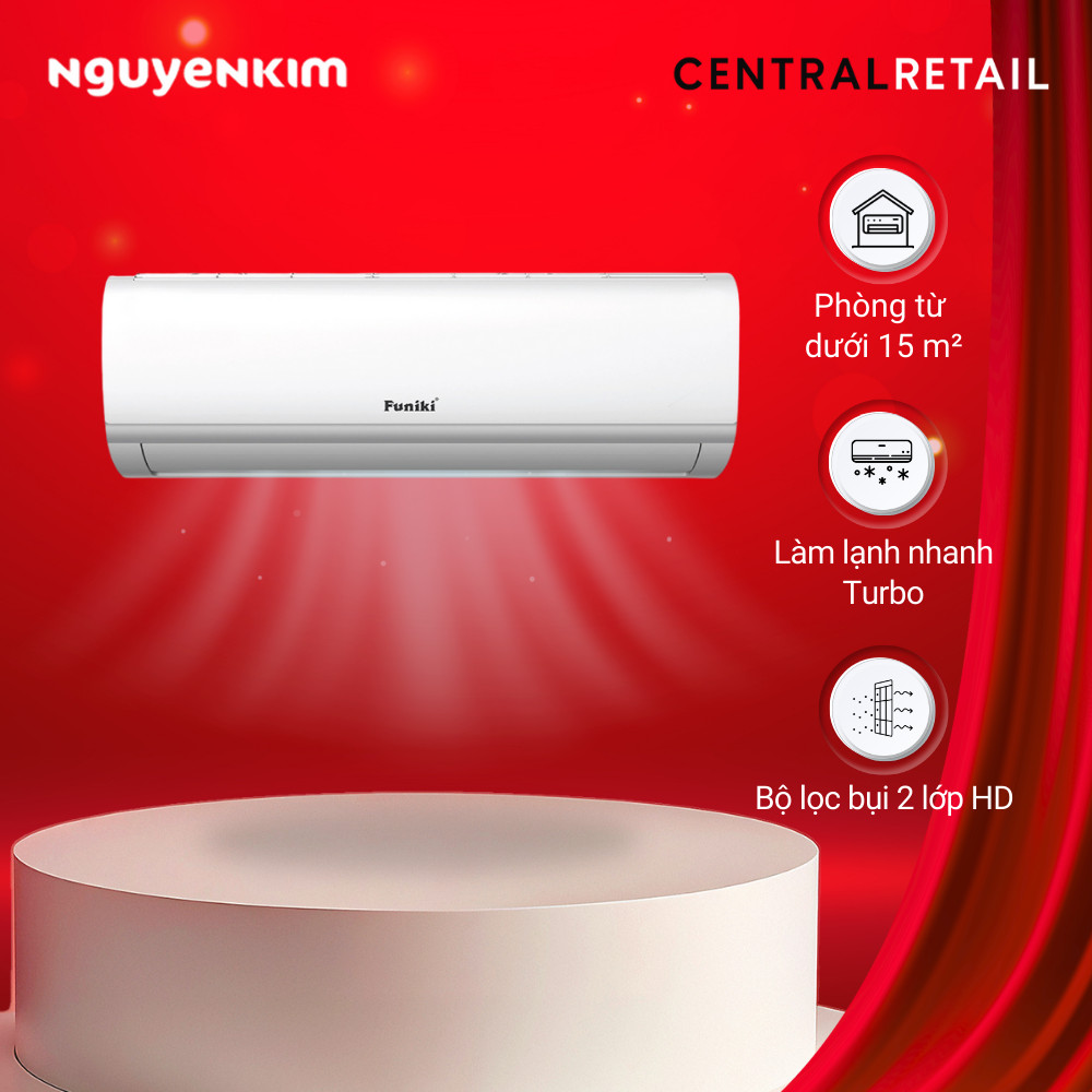 [Lắp đặt 0đ] Máy lạnh Funiki 1 HP HSC09TMU