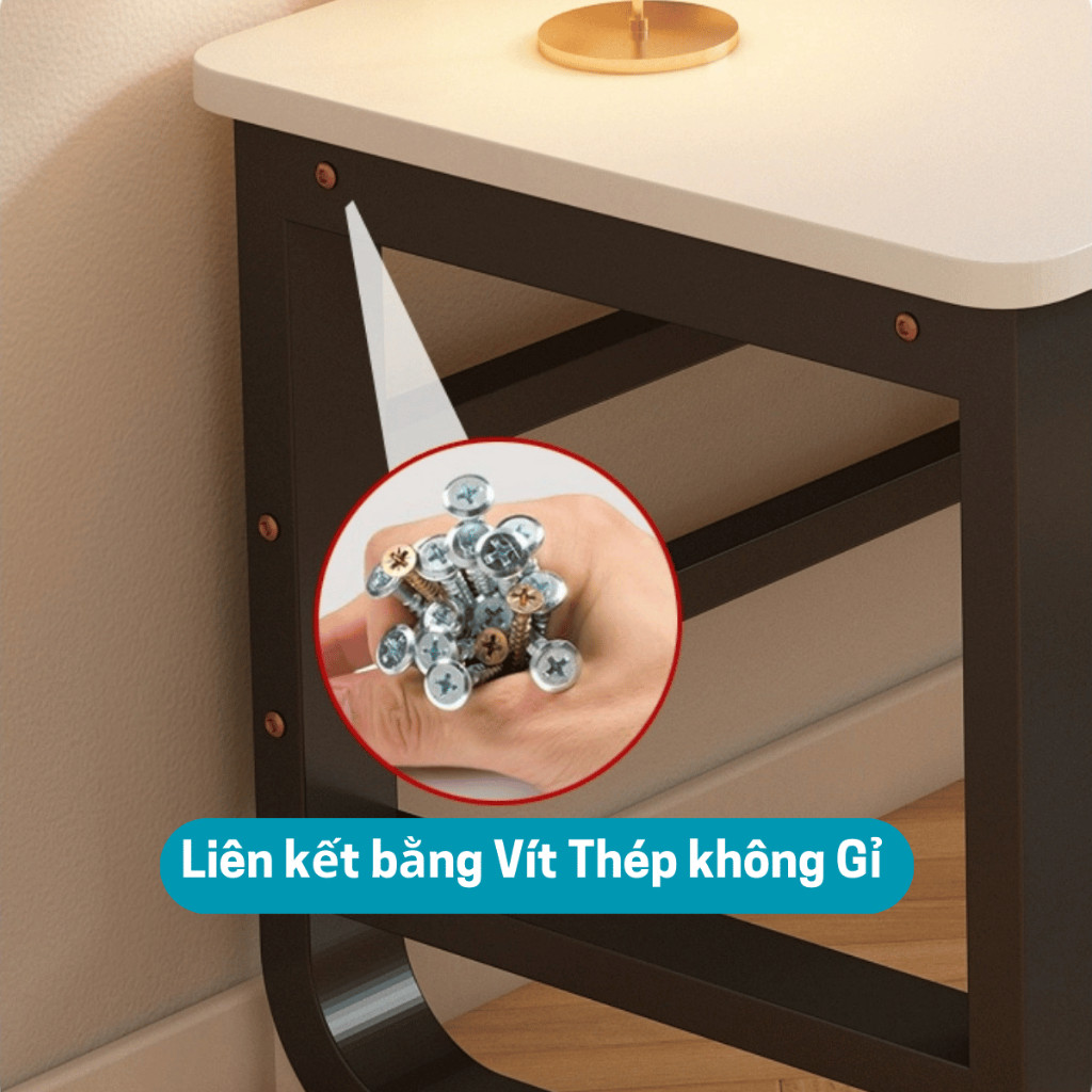Bàn làm việc để PC, Bàn học tập chân U uốn cong sơn tĩnh điện, Mặt MDF 15mm, chịu tải 250kg. DS Future | BigBuy360 - bigbuy360.vn