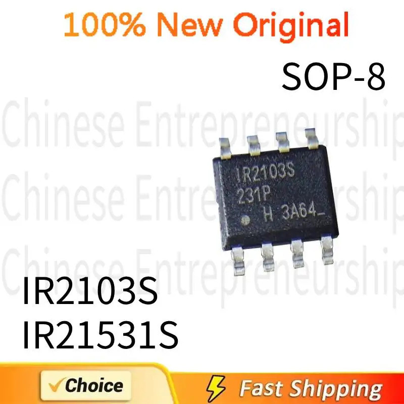 10 CHIẾC SOP-8 SMD IR2103S IR2103STRPBF IR21531S IR21531STRPBF SOP-8 Bộ điều khiển cầu SMD ic chip c