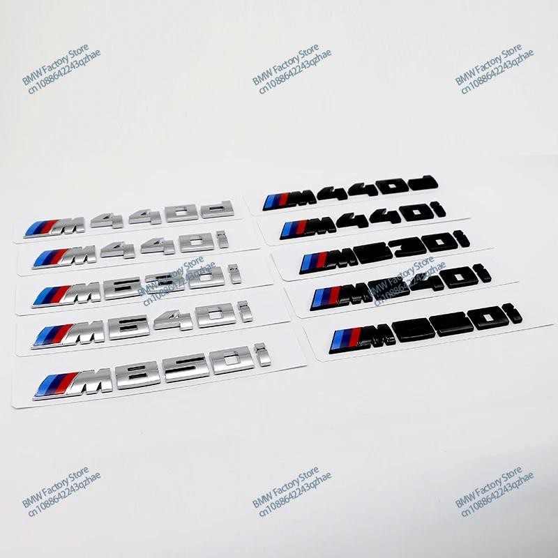 3D ABS Xe cốp Huy Hiệu Cho M440d M440i M630i M640i M850i E60 E39 E34 F10 E61 F11 G30 F30 Logo Biểu T