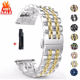 Dây đeo kim loại bằng thép không gỉ đa năng 22mm 20mm Tương thích cho Huawei Watch GT 6 Pro 46mm GT6 / GT5 / GT4 46mm cho dây đeo Samsung Galaxy Watch 7 / 6 / 5 / 4