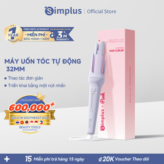  Máy Uốn Tóc Xoăn Tự Động Simplus 32mm JFBA005 Xoay Một Nút Uốn Tự Động - Bảo Hành 1 Năm 1 Đổi 1 
