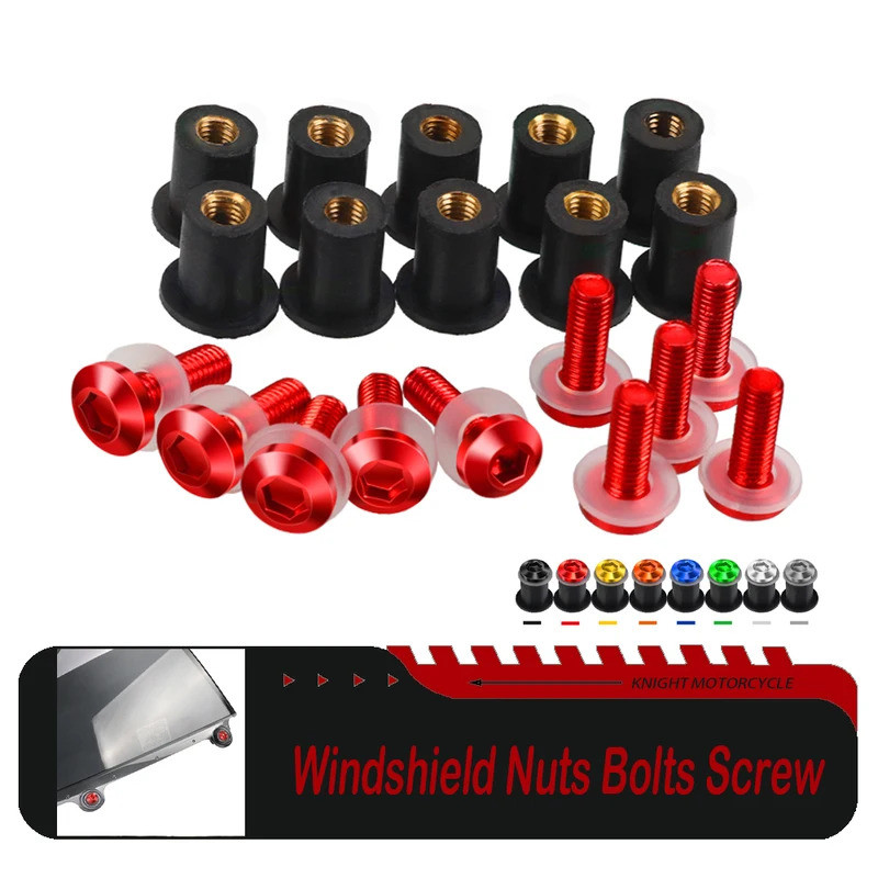 Dành Cho Xe Suzuki GSX-8R GSX8R GSX 8R 2024 2025 2026 Phụ Kiện Xe Máy Kính Chắn Gió Đai Ốc Bu Lông V