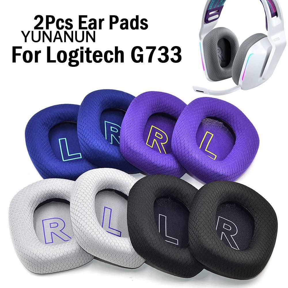 YUNANUN 2 Miếng Đệm Tai Phụ Kiện Tai Nghe Earmuff Foam Cho G733